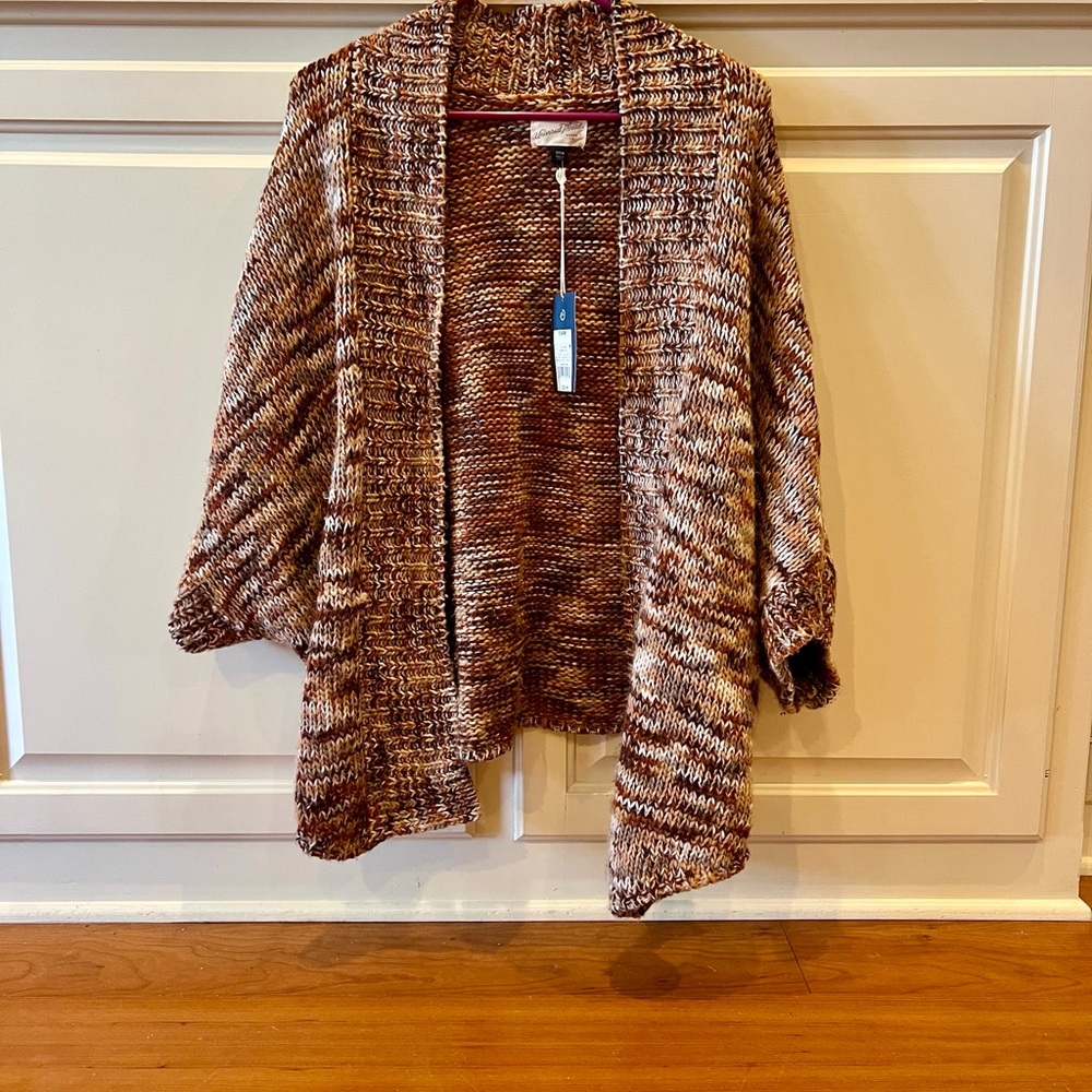 NWT Universal Thread Brown Open Front Cardigan